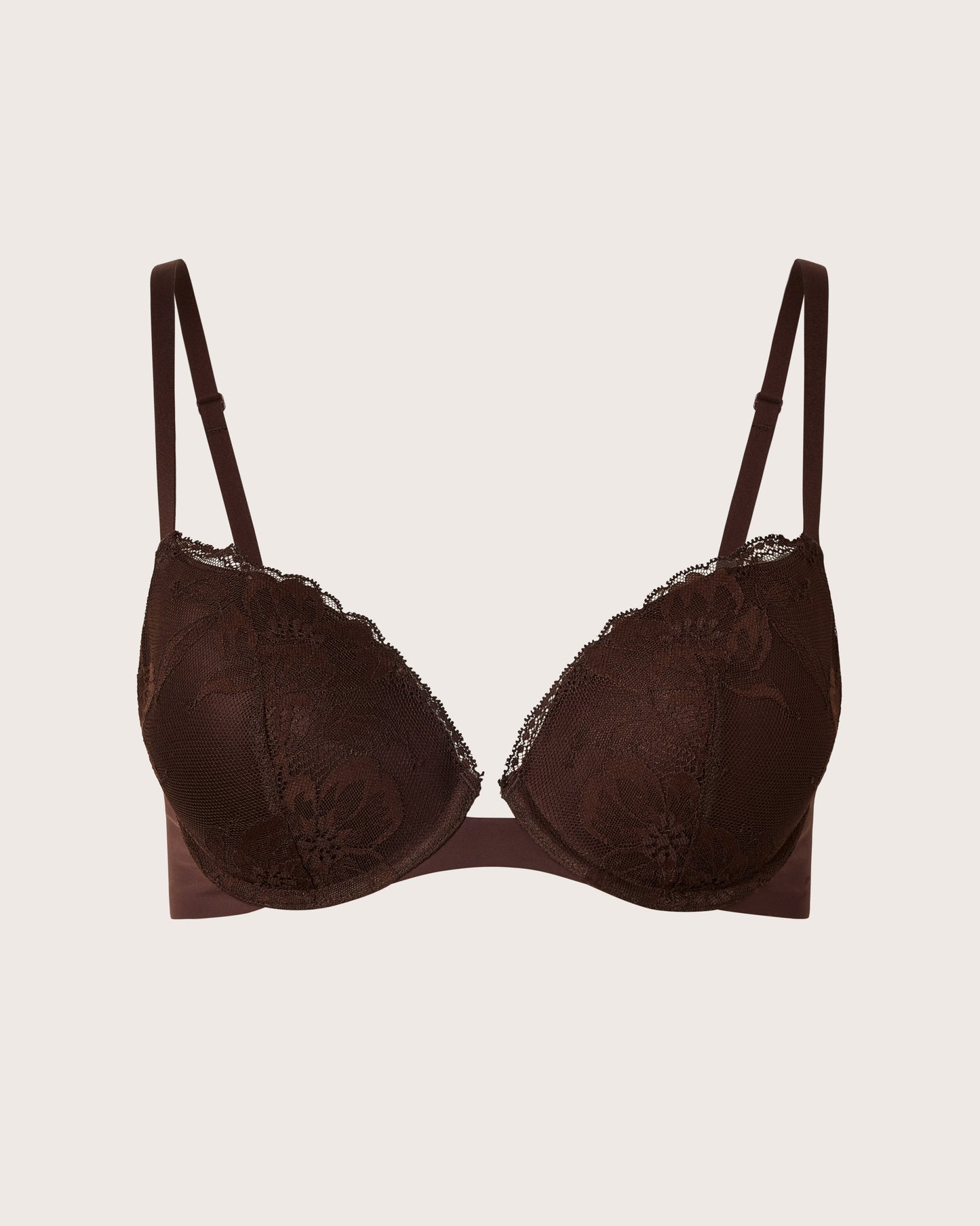 Invisibles Lace Demi Push Up Bra