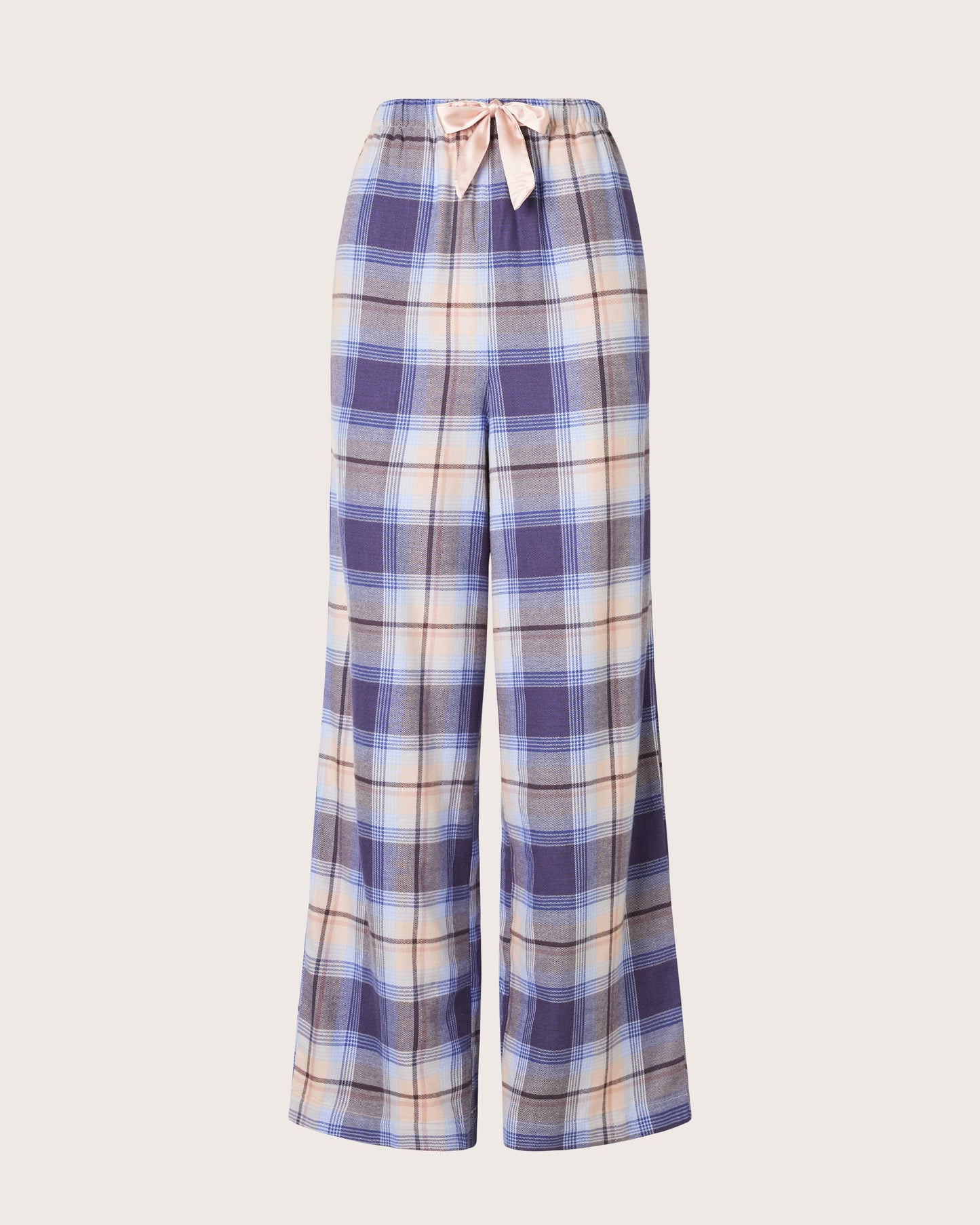 Dusted Plaid Wide PJ Pant