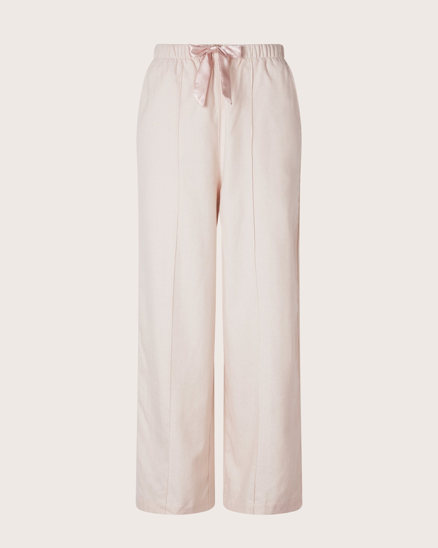 Pin Tuck Twill Wide Leg PJ Pant