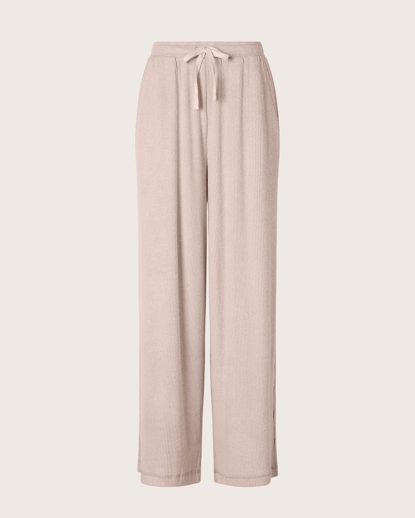 Plush Rib Wide Leg Pant