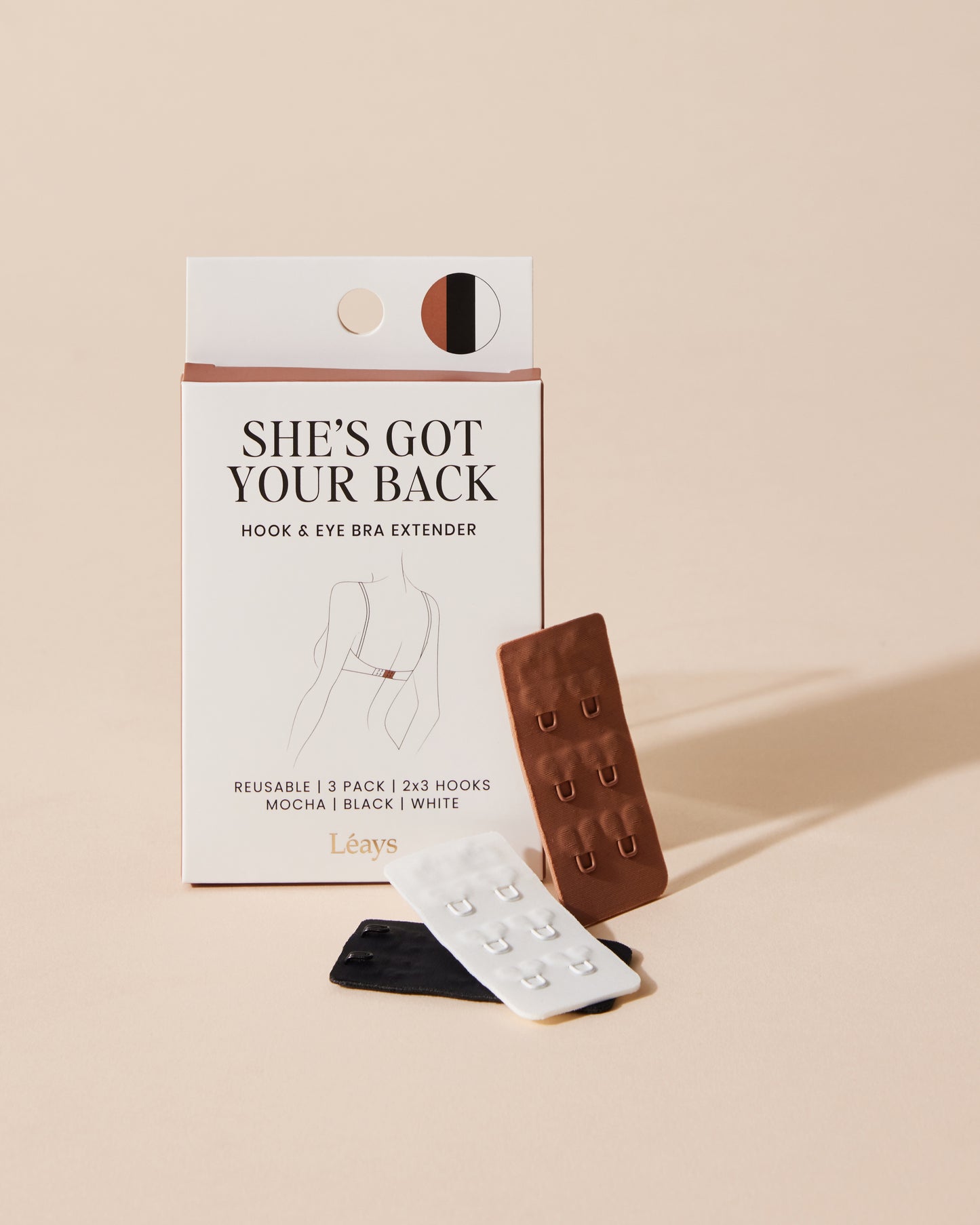 Hook & Eye Bra Extender 2x3