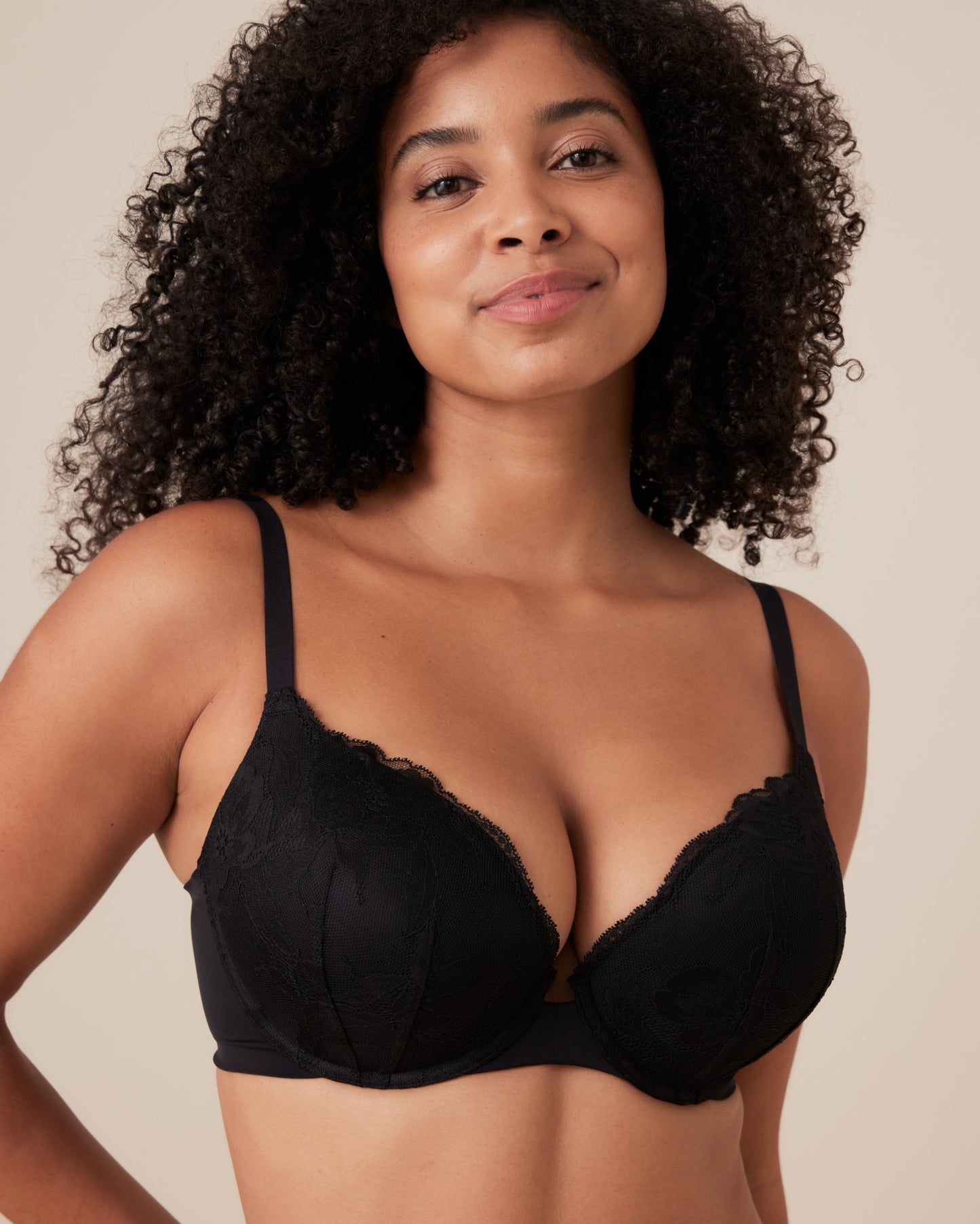 Invisibles Lace Demi Push Up Bra