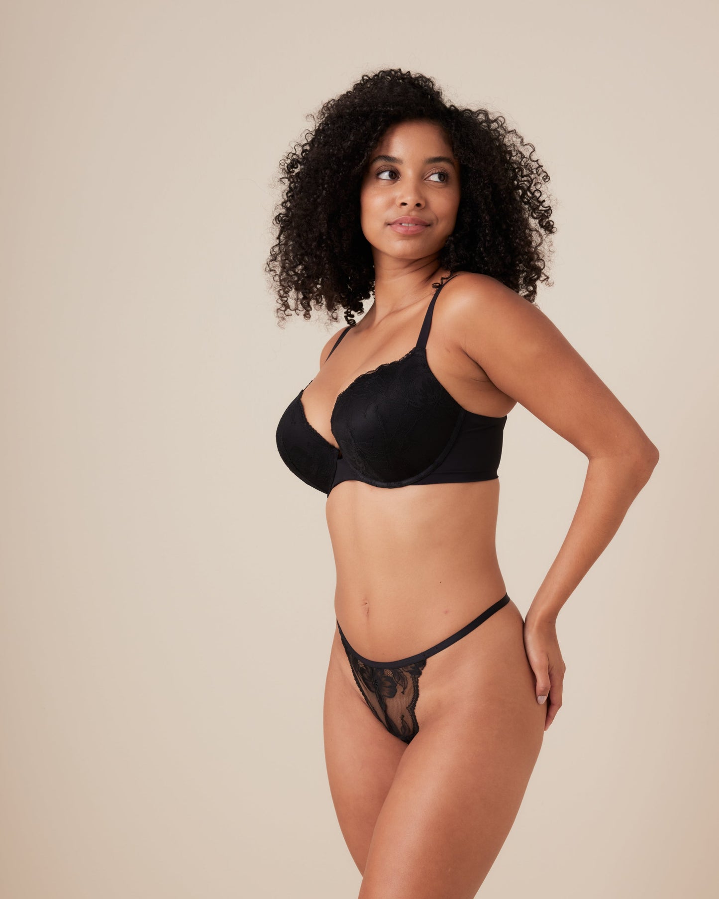 Invisibles Lace Demi Push Up Bra