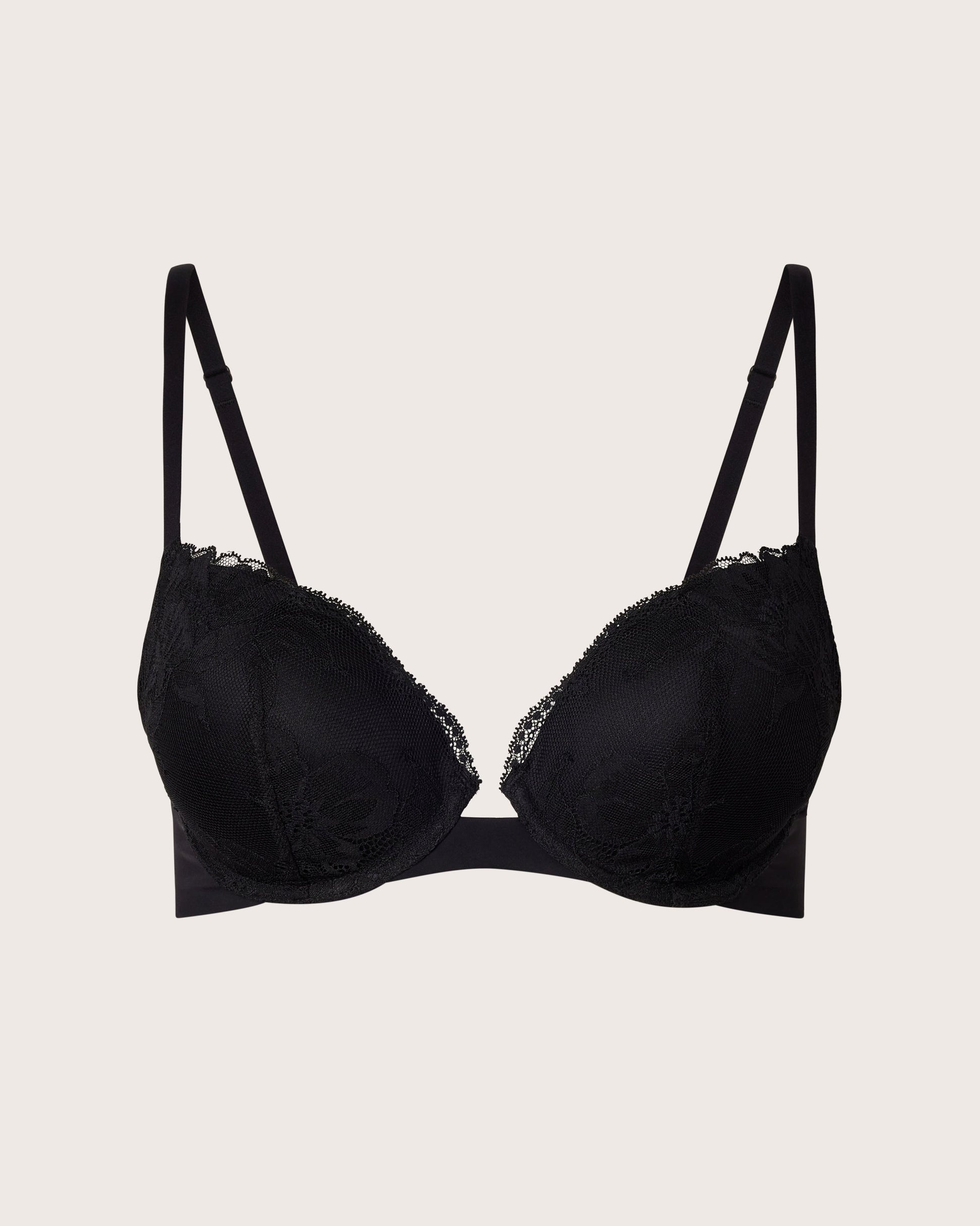 Invisibles Lace Demi Push Up Bra