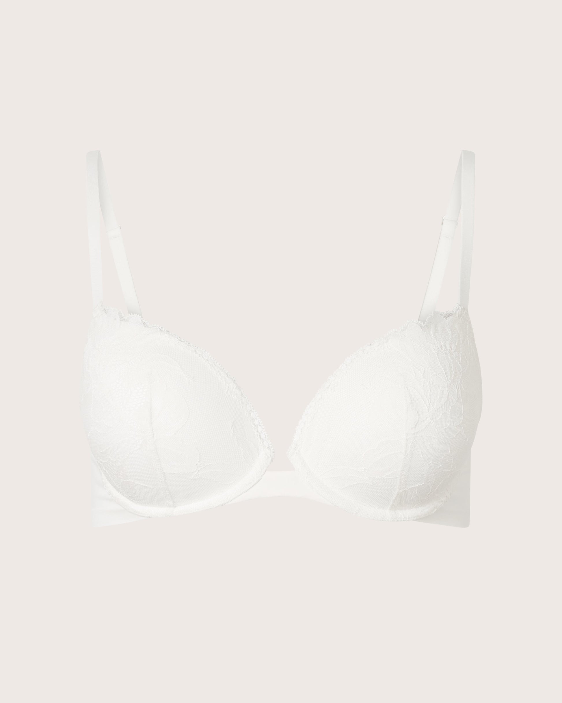 Invisibles Lace Demi Push Up Bra