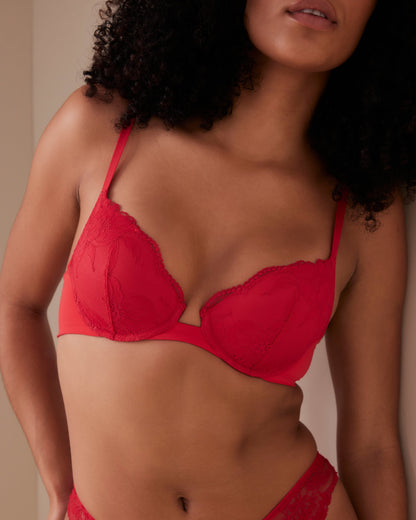 Invisibles Lace Demi Push Up Bra