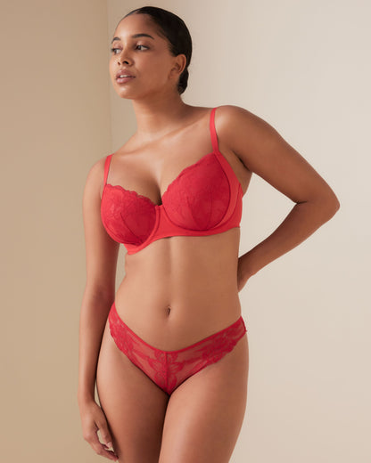 Invisibles Lace Full Cup Balconette Lined Bra