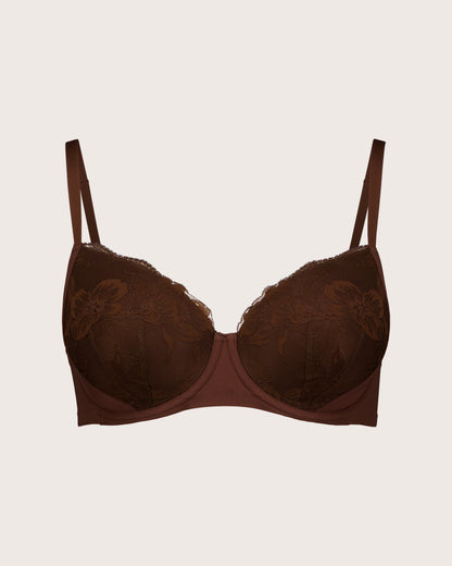 Invisibles Lace Full Cup Balconette Lined Bra