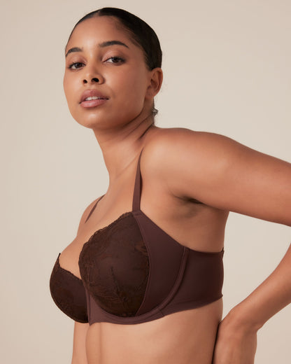 Invisibles Lace Full Cup Balconette Lined Bra