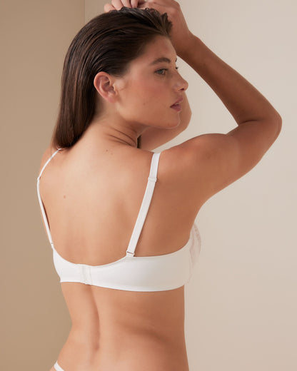 Invisibles Lace Full Cup Demi Unlined Bra