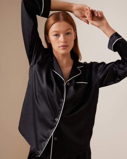 Classic Satin Long PJ Set