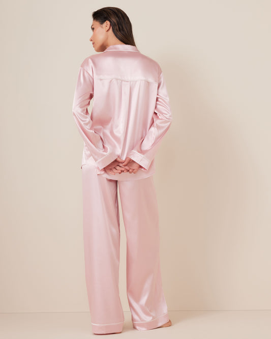 Classic Satin Long PJ Set