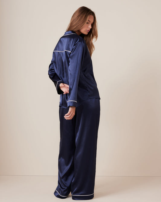 Classic Satin Long PJ Set
