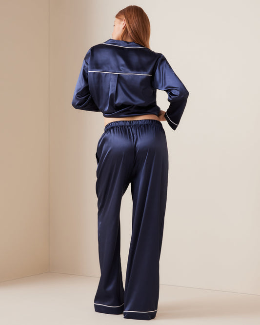 Classic Satin Long PJ Set