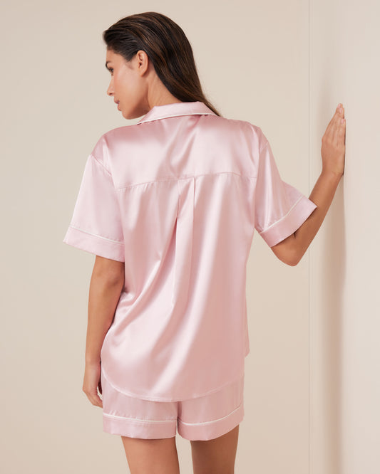 Classic Satin Shortie Set