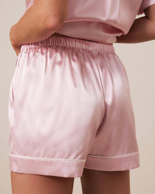 Classic Satin Shortie Set