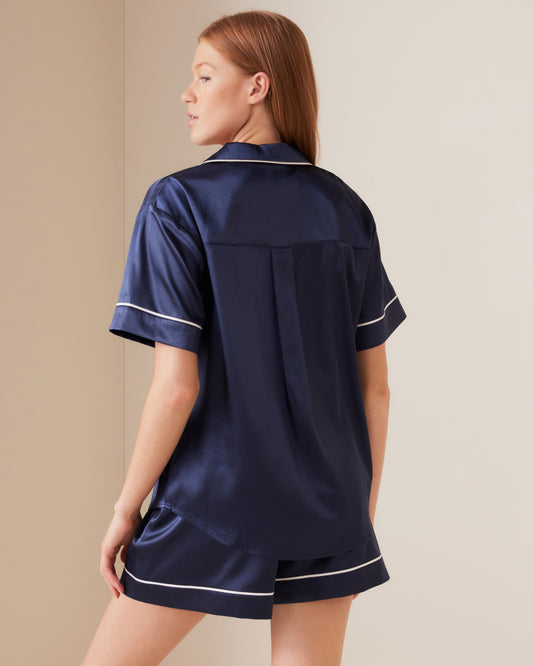 Classic Satin Shortie Set