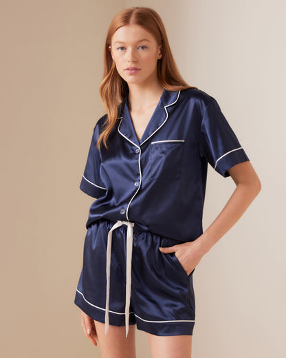 Classic Satin Shortie Set