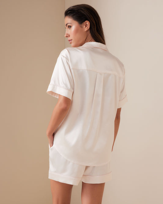 Classic Satin Shortie Set
