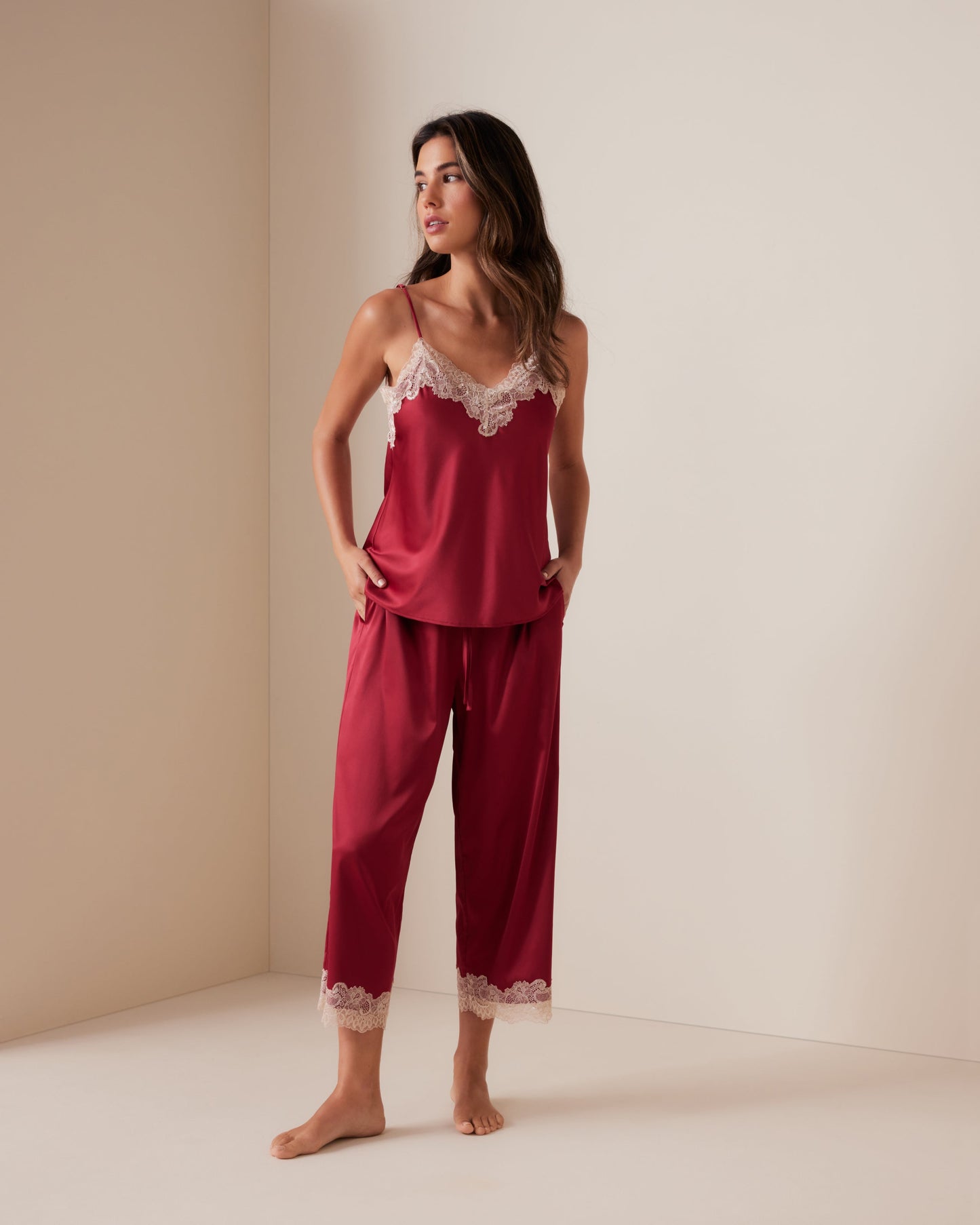 Ornate Lace Trim Cami