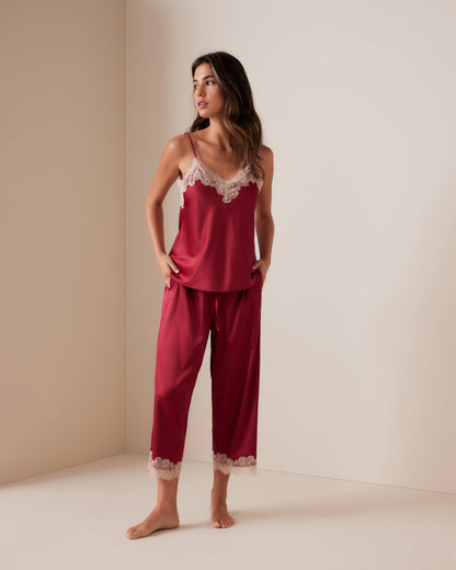 Ornate Lace Trim Cami