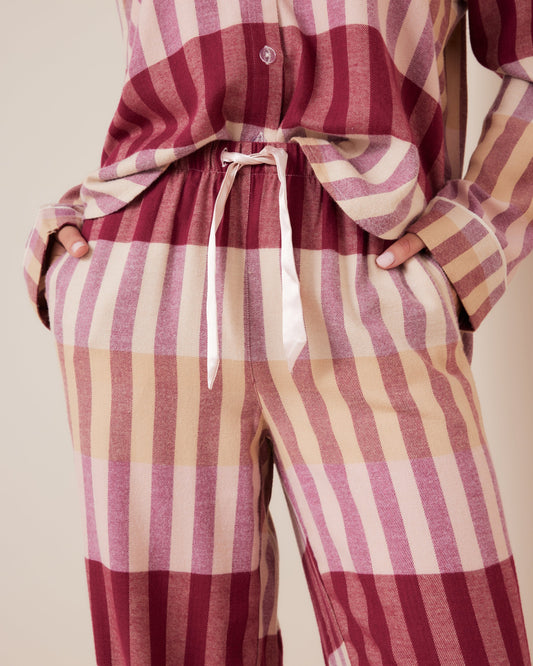 Cherry Check PJ Set
