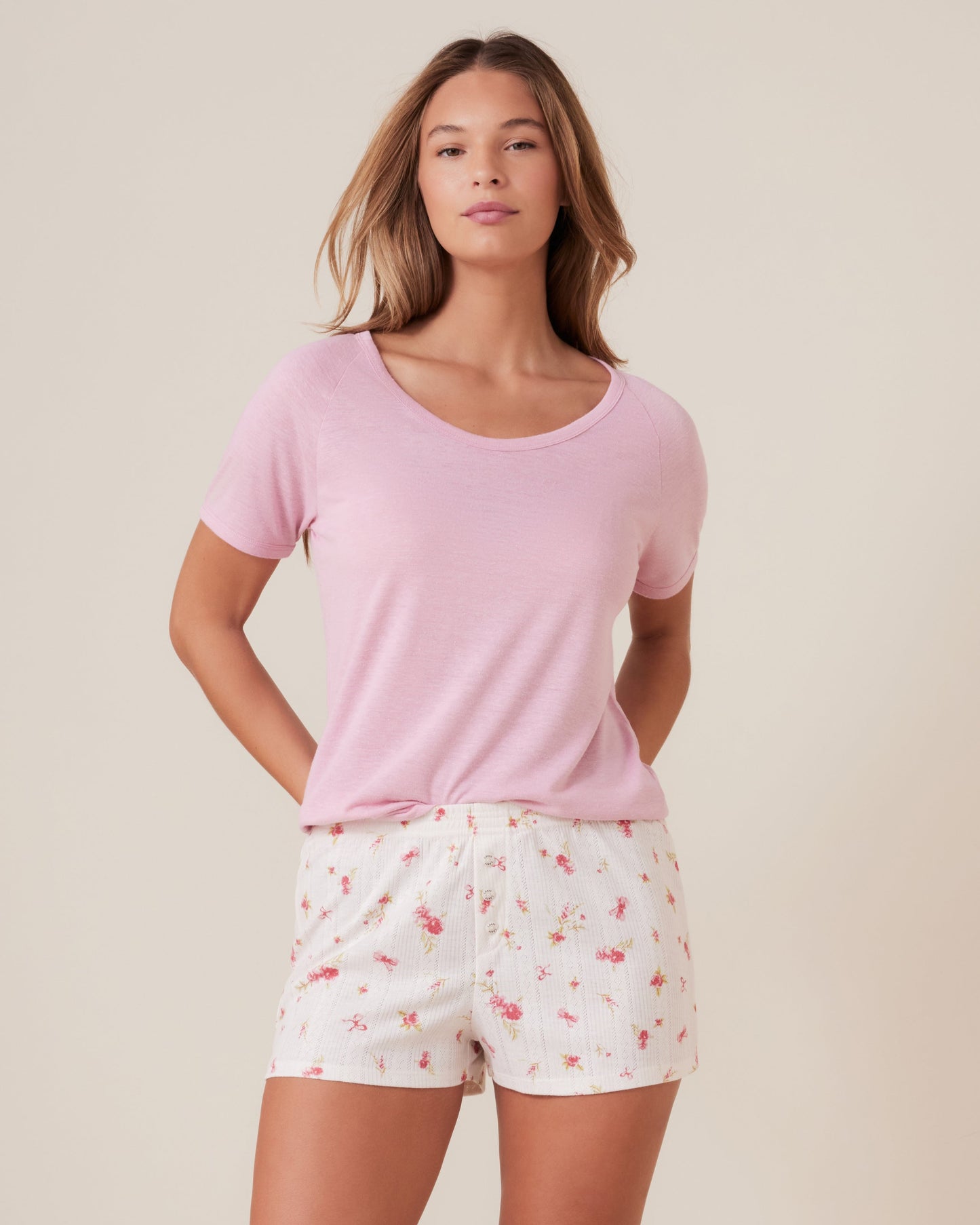 Ditsy Pointelle Boxer Short