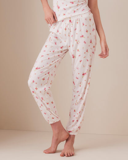 Ditsy Pointelle Jogger