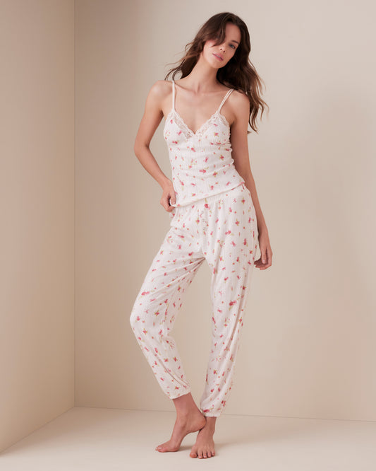 Ditsy Pointelle Jogger