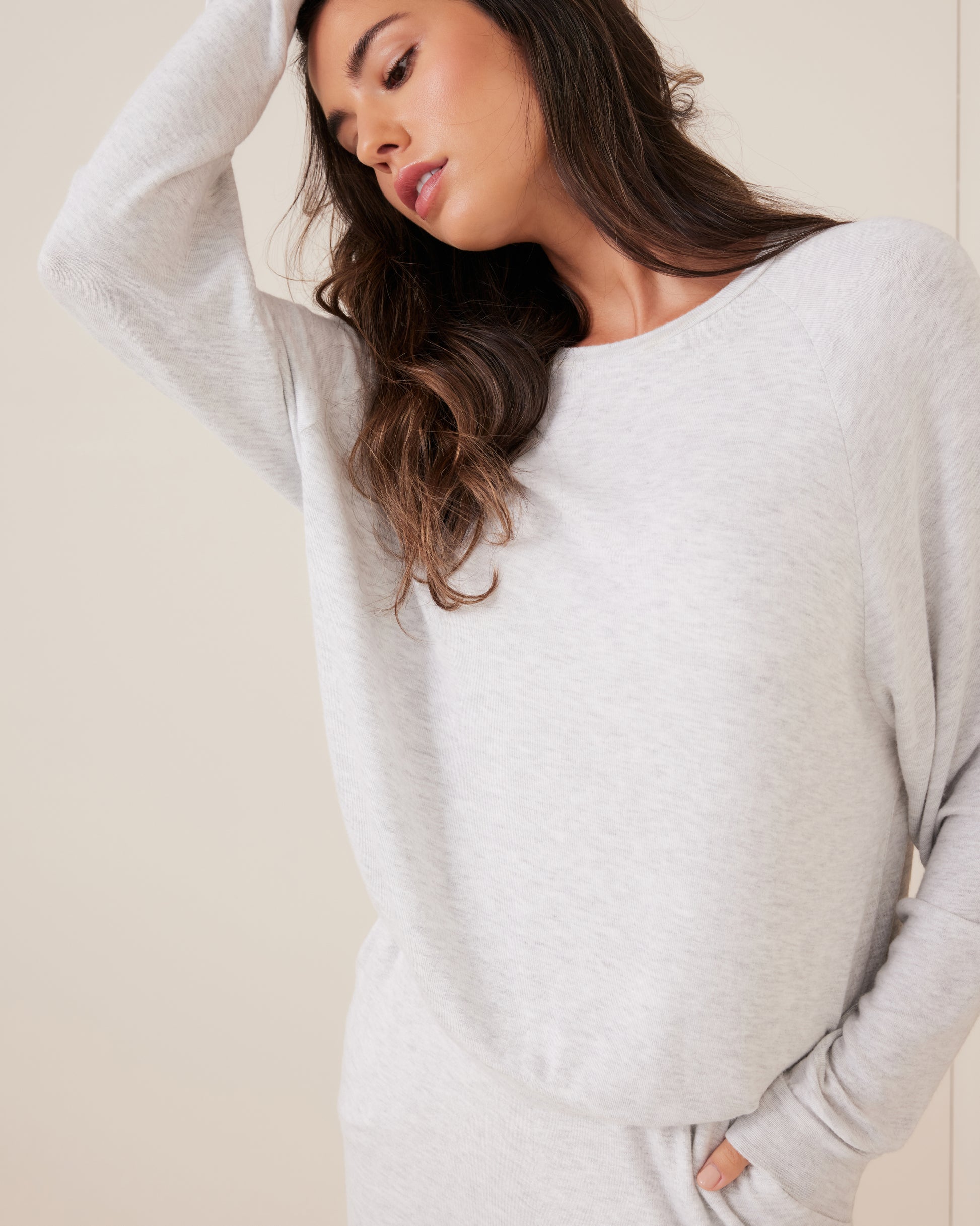 Fuzzy Raglan Sweater