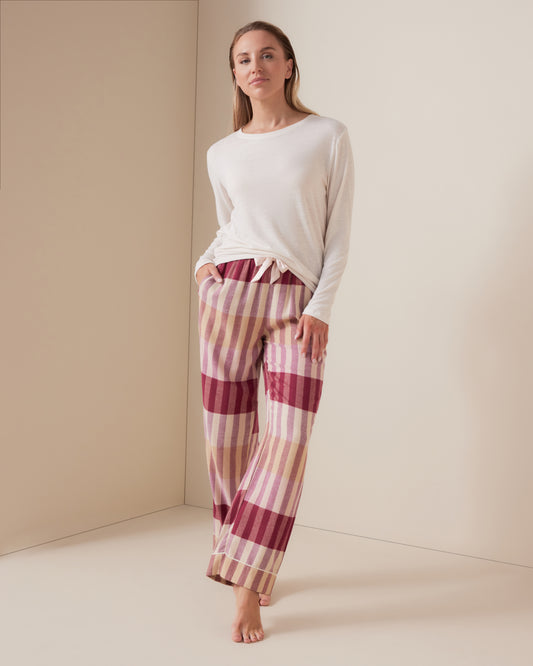 Linen Slub Long Sleeve Top