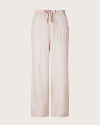 Pin Tuck Twill Wide Leg PJ Pant