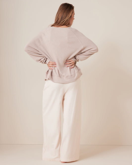 Plush Rib Comfy Sweater