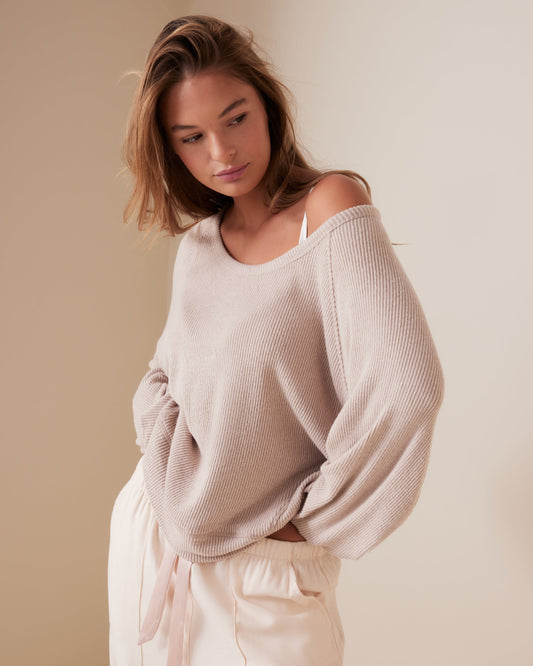Plush Rib Comfy Sweater