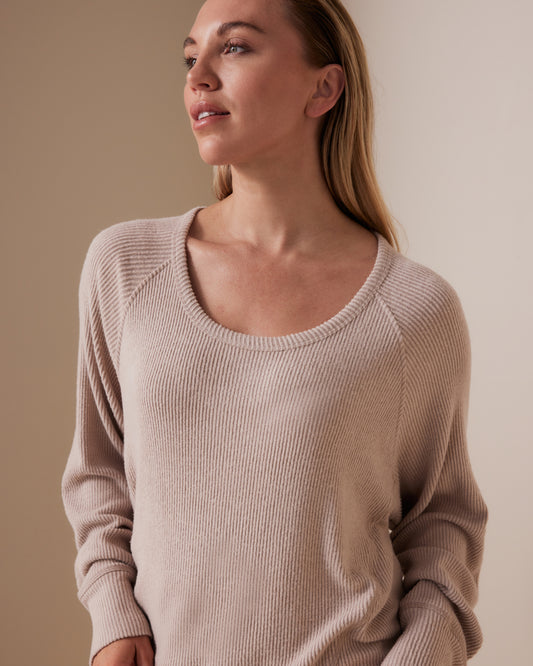 Plush Rib Comfy Sweater