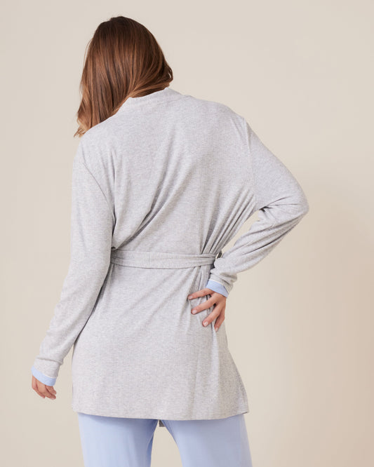 Pointelle Cardi Gown