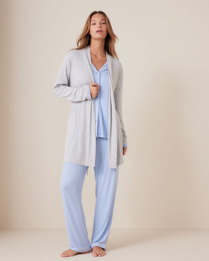 Pointelle Cardi Gown