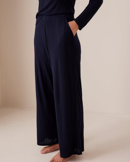 Pointelle Wide Leg PJ Pant