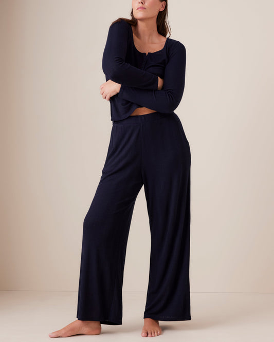 Pointelle Wide Leg PJ Pant