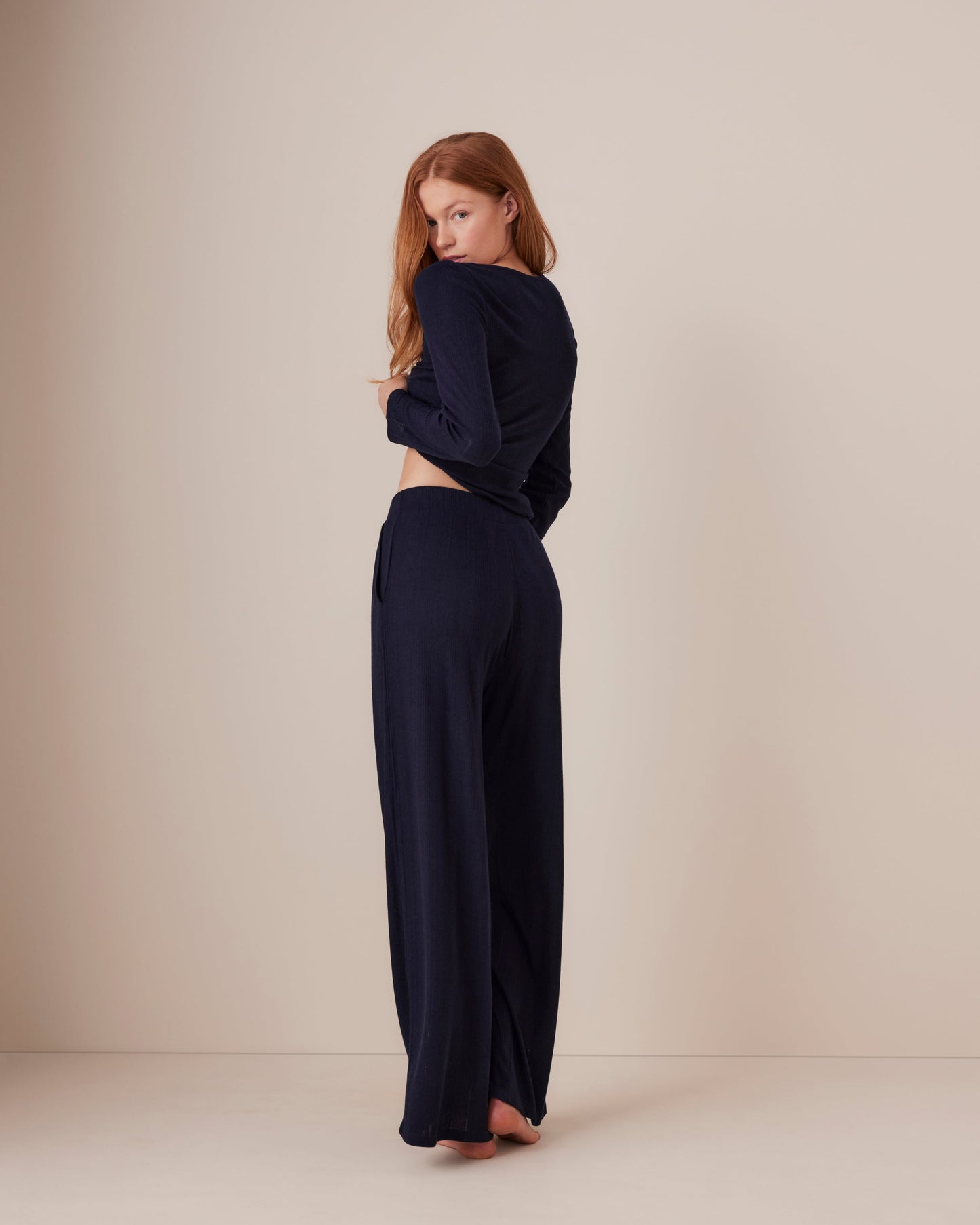 Pointelle Wide Leg PJ Pant