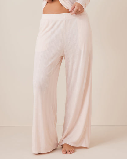 Pointelle Wide Leg PJ Pant