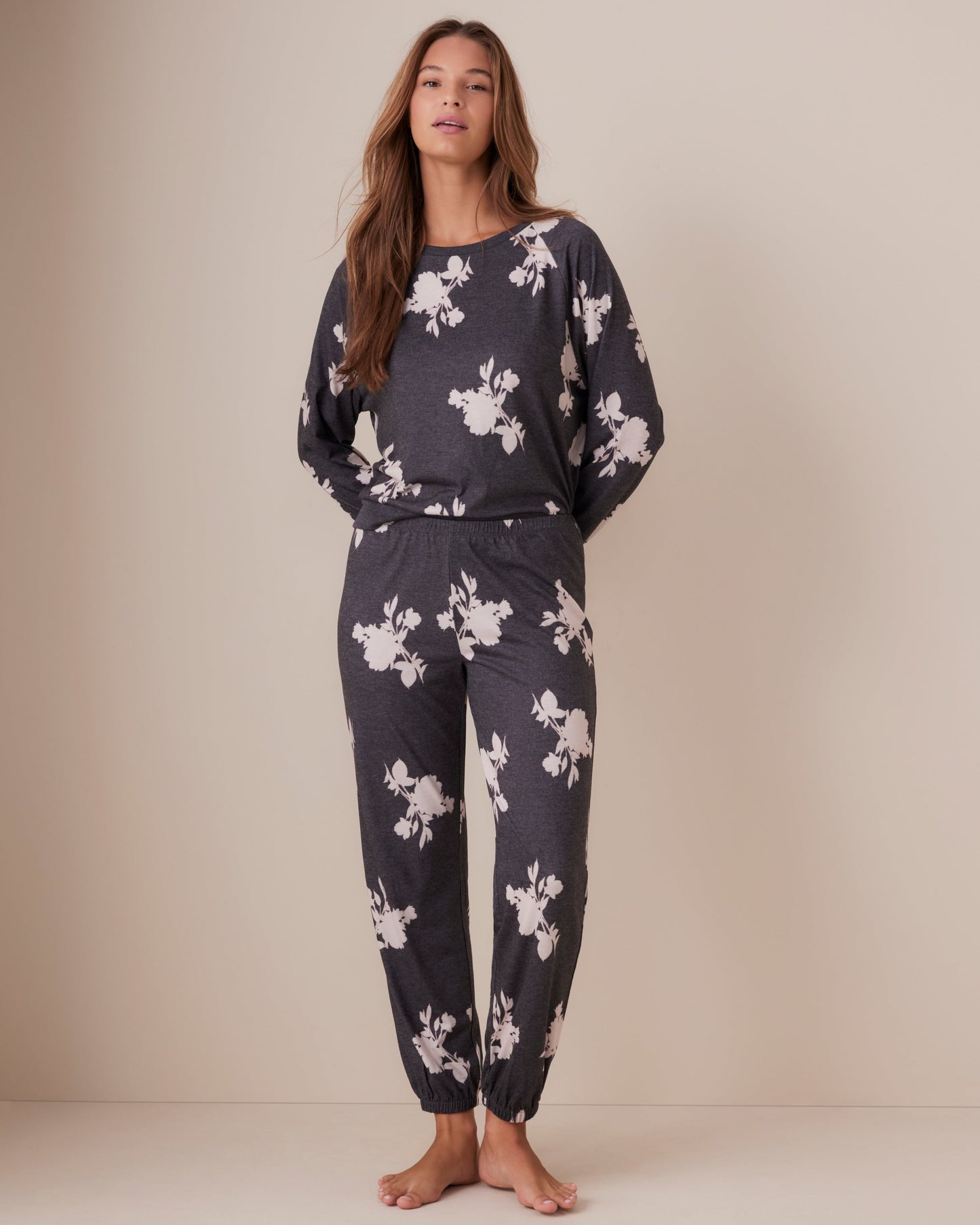 Statement Ditsy Fuzzy Jogger Pant