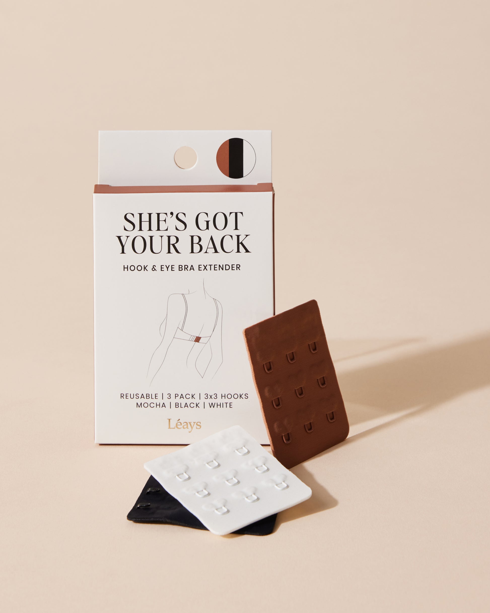 Hook & Eye Bra Extender 3x3