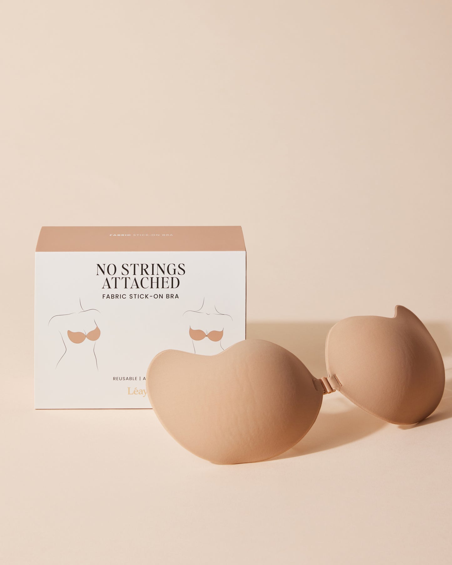 Fabric Stick-On Bra Low Cut