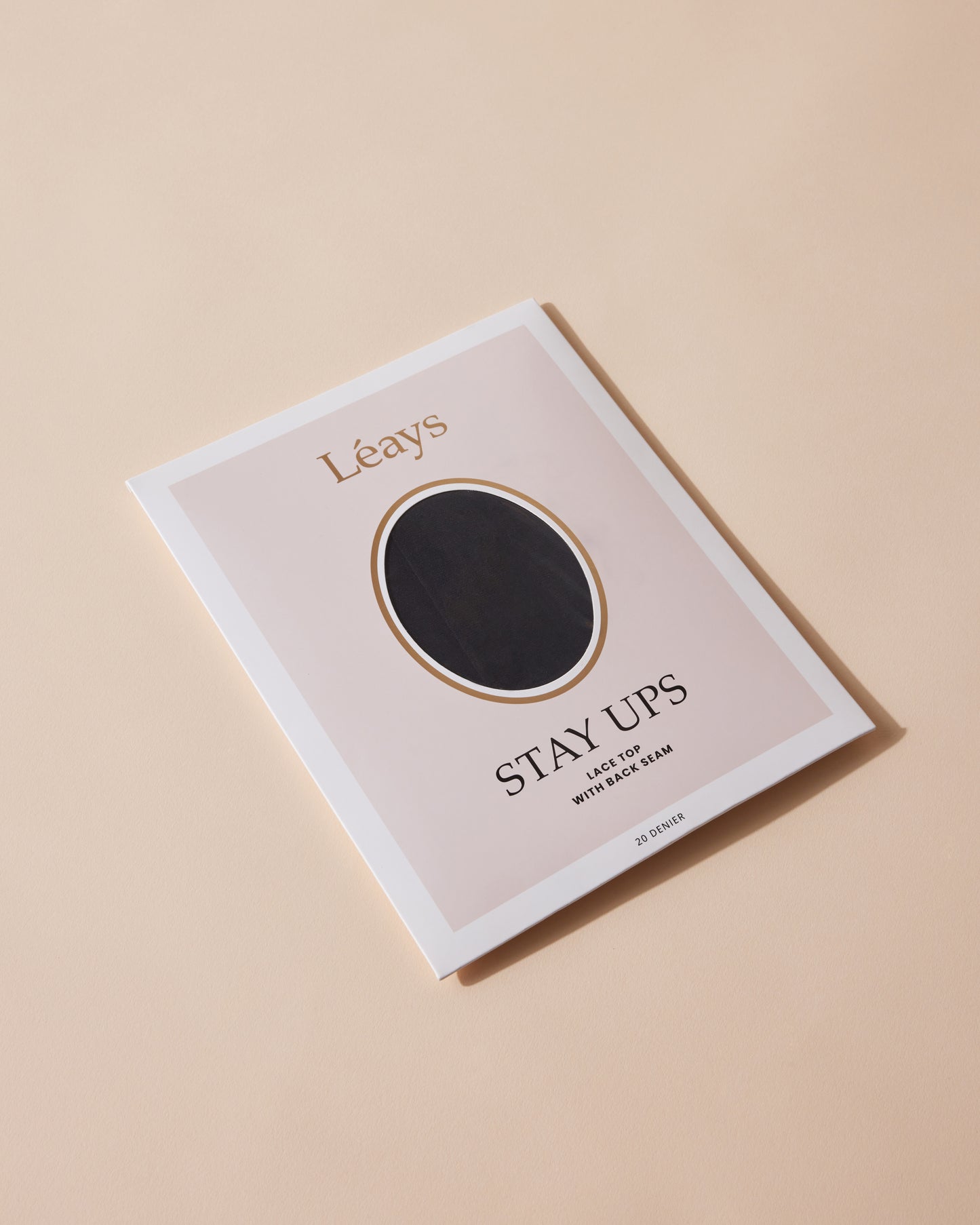 Lace Top Stocking with Back Seam