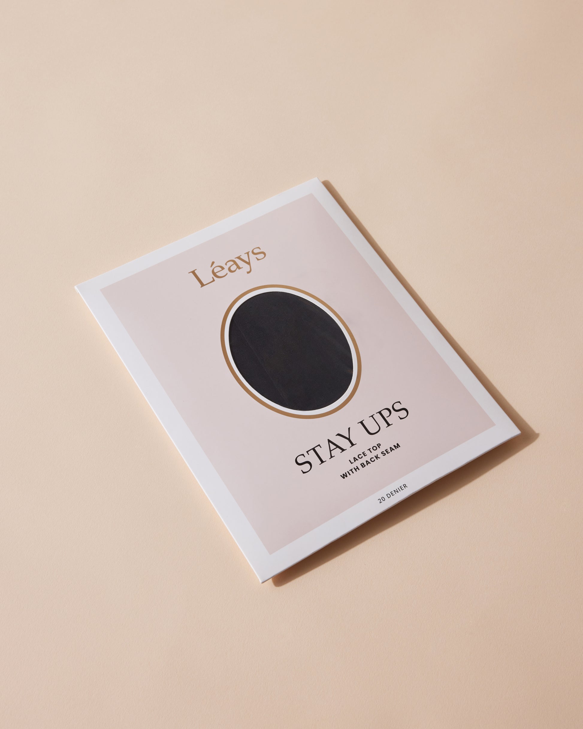 Lace Top Stocking with Back Seam