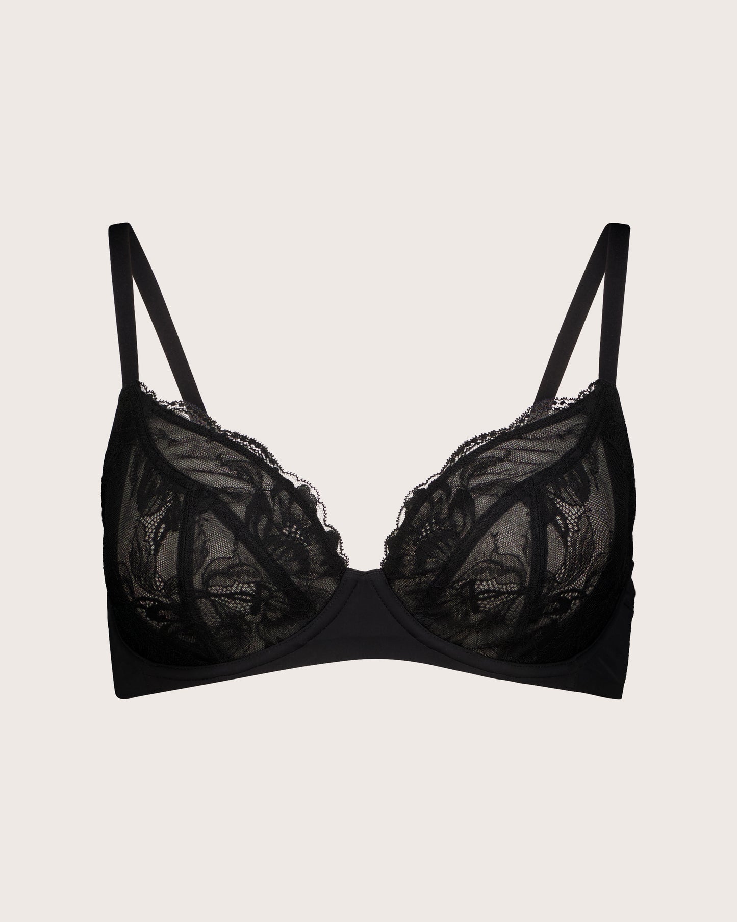 Invisibles Lace Full Cup Demi Unlined Bra