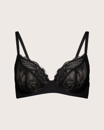 Invisibles Lace Full Cup Demi Unlined Bra