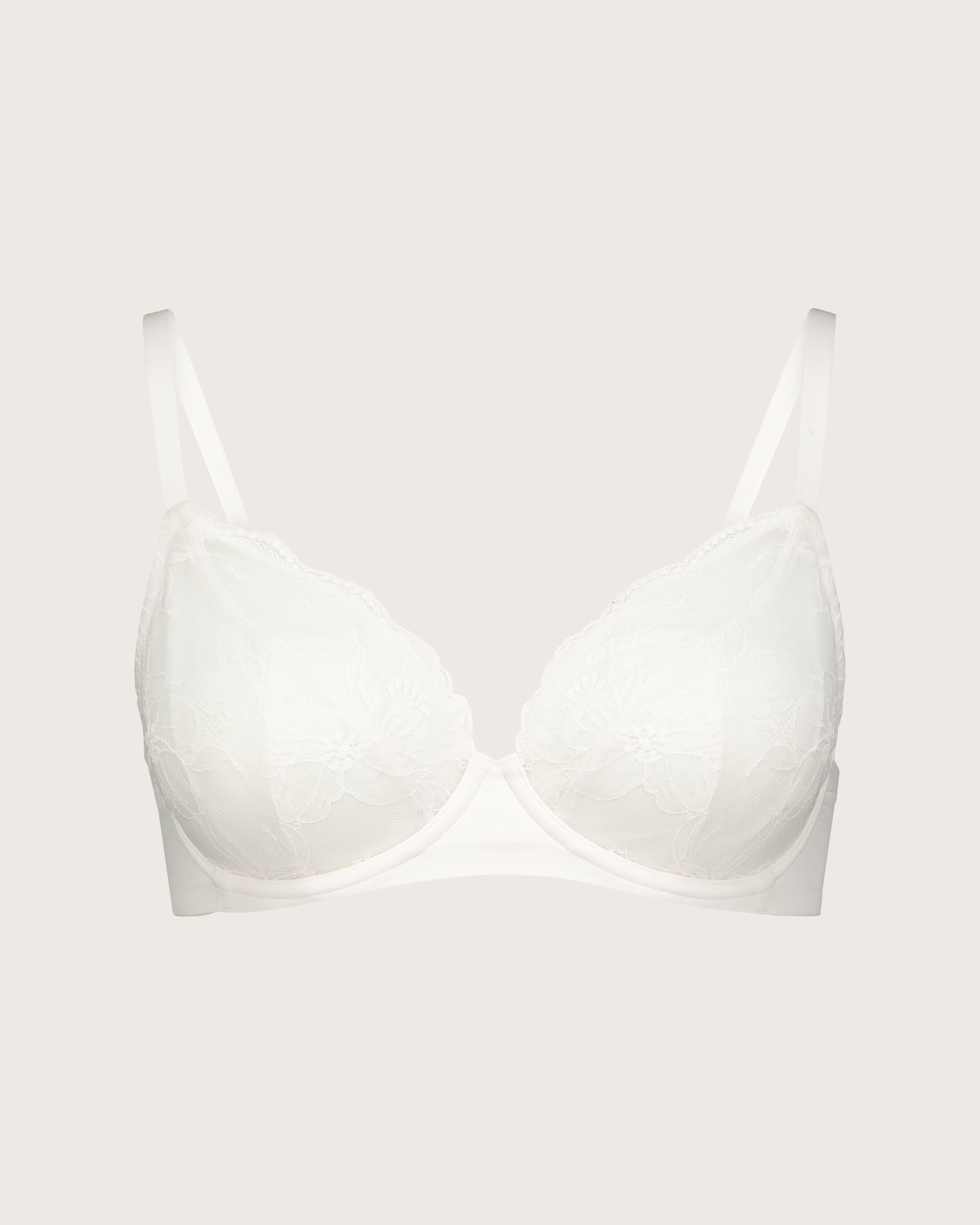 Invisibles Lace Full Cup Demi Unlined Bra