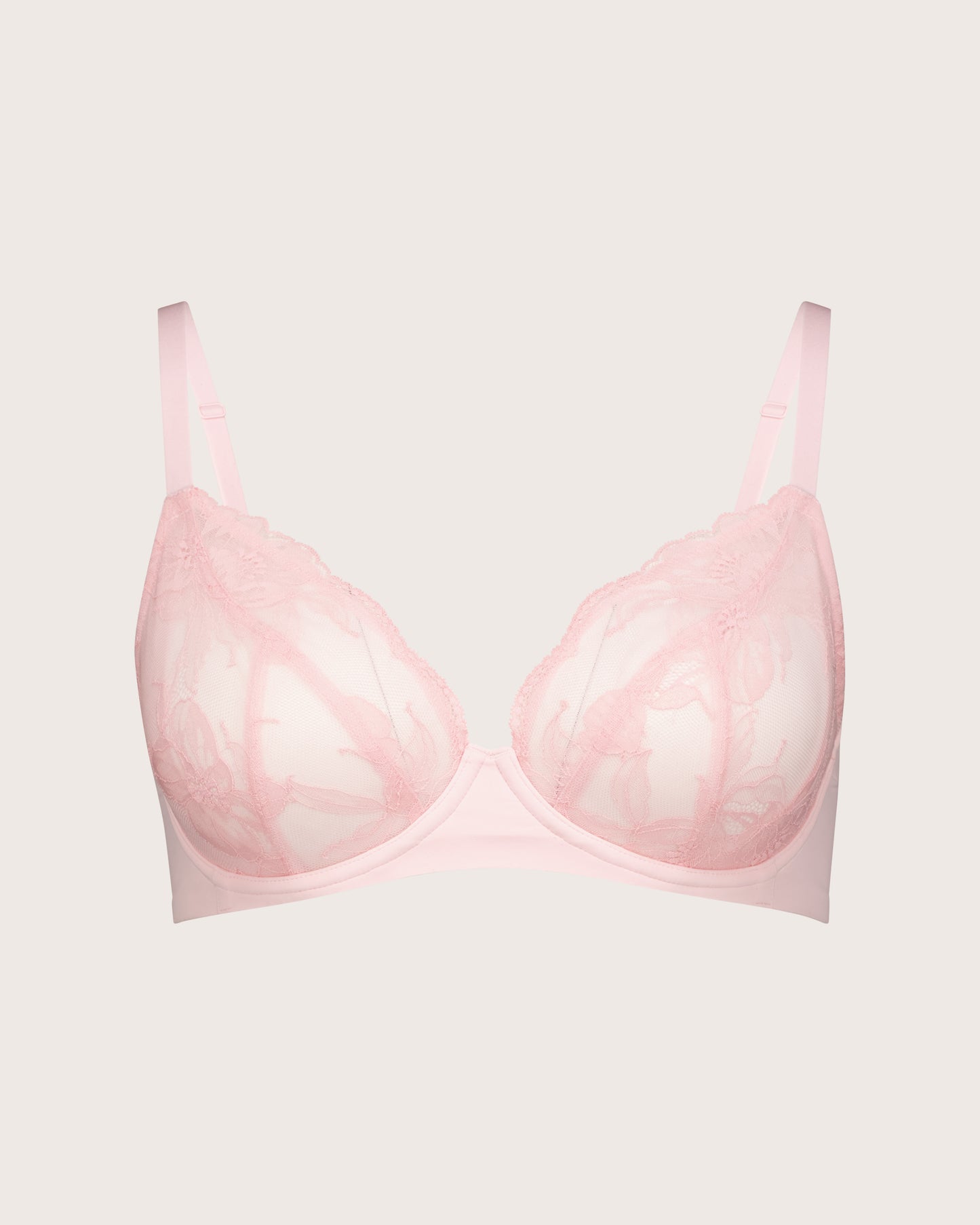Invisibles Lace Full Cup Demi Unlined Bra